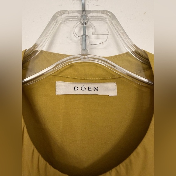 DOEN Edlynne Maxi Dress Organic Poplin Oregano Size XS - Picture 10 of 12